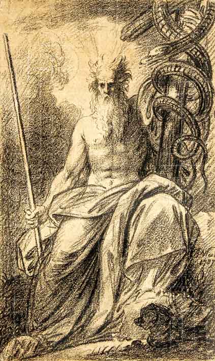 021  Moses Showing the Brazen Serpent