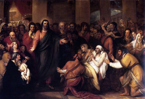051  Christ heals the Sick and Blind etc. in the Temple