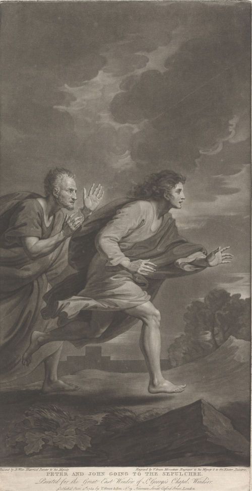 070  Peter and John run to the tomb of Christ