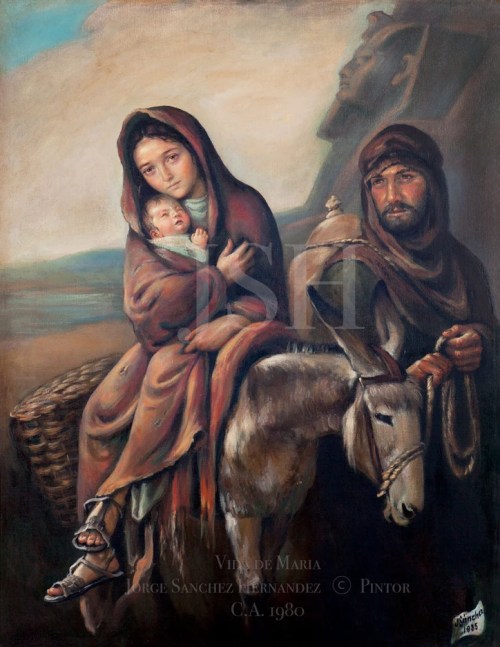 14. The Flight into Egypt by Jorge Sanchez Hernandez