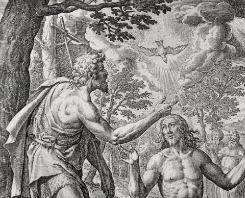 Bowyer Bible Gospels The Baptism of Christ